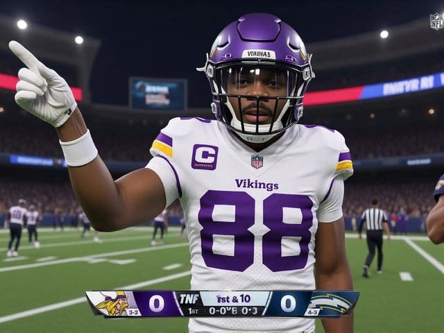 Wentz connects with Jefferson, but Vikings fall 20‑17 to Chargers